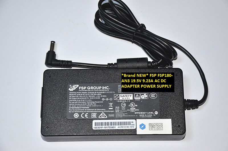 *Brand NEW* FSP FSP180-AN3 19.5V 9.23A AC DC ADAPTER POWER SUPPLY